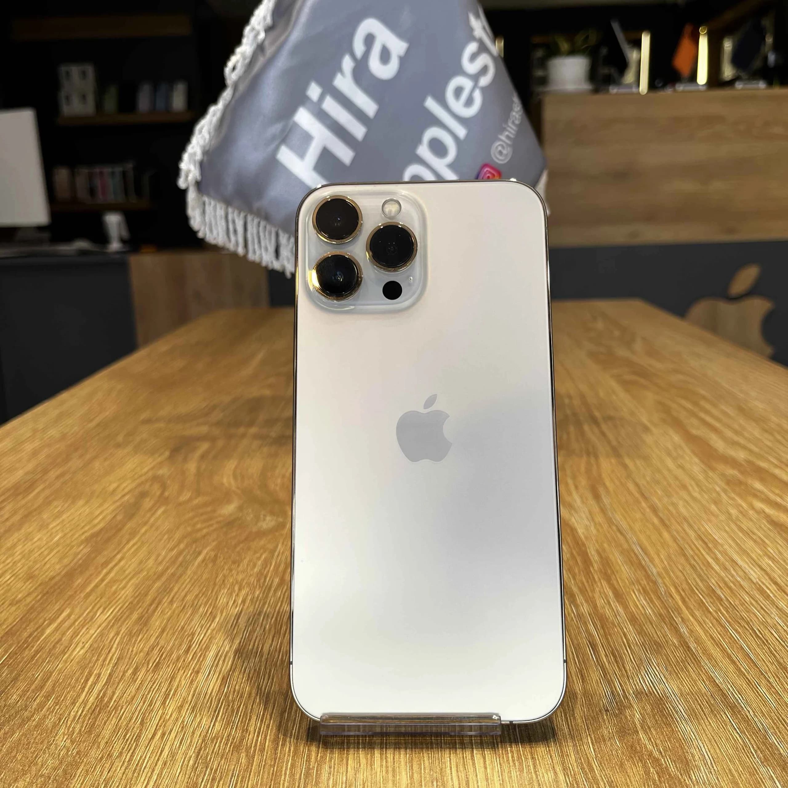 گوشی موبایل اپل IPhone 13 promax ظرفیت 256GB پارت نامبر ZA/A رنگ طلایی باتری 80% – کارکرده رجیستر شده — تصویر ۳