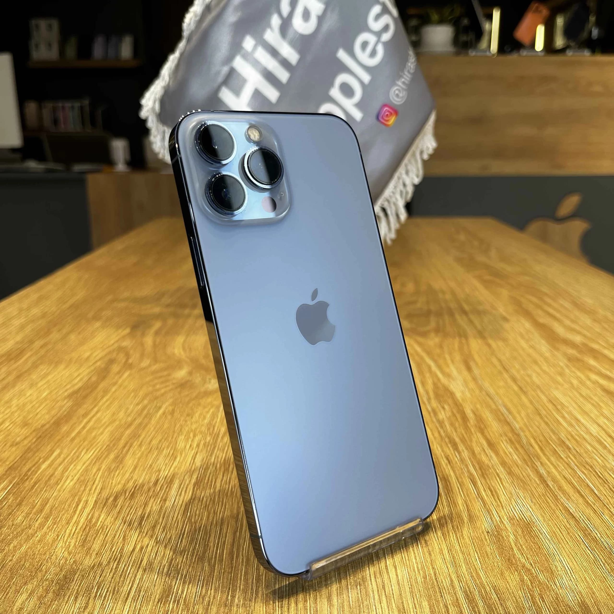 گوشی موبایل اپل IPhone 13 promax ظرفیت 256GB پارت نامبر ZA/A رنگ آبی باتری 78% – کارکرده رجیستر شده — تصویر ۲