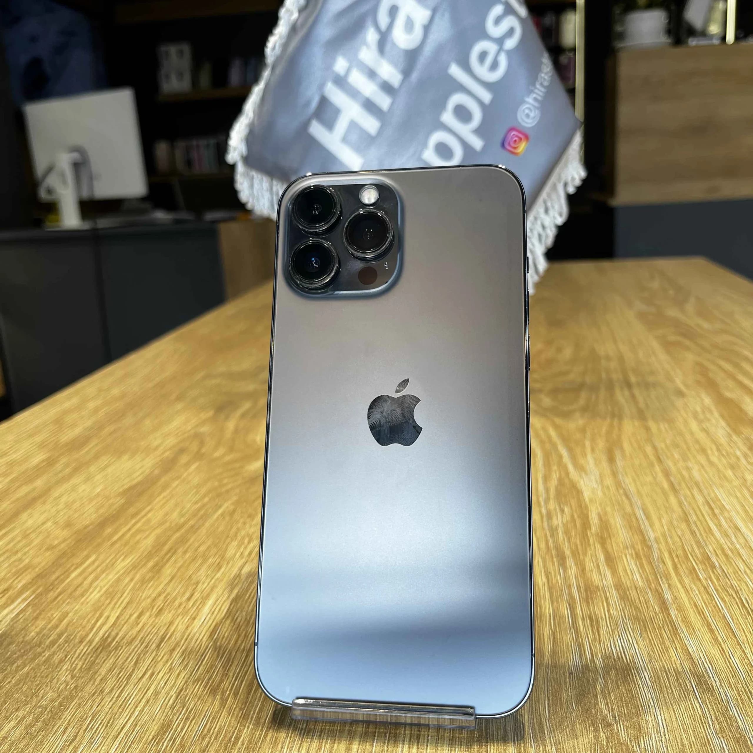 گوشی موبایل اپل IPhone 13 promax ظرفیت 256GB پارت نامبر LL/A رنگ مشکی باتری 78% – کارکرده رجیستر شده — تصویر ۳