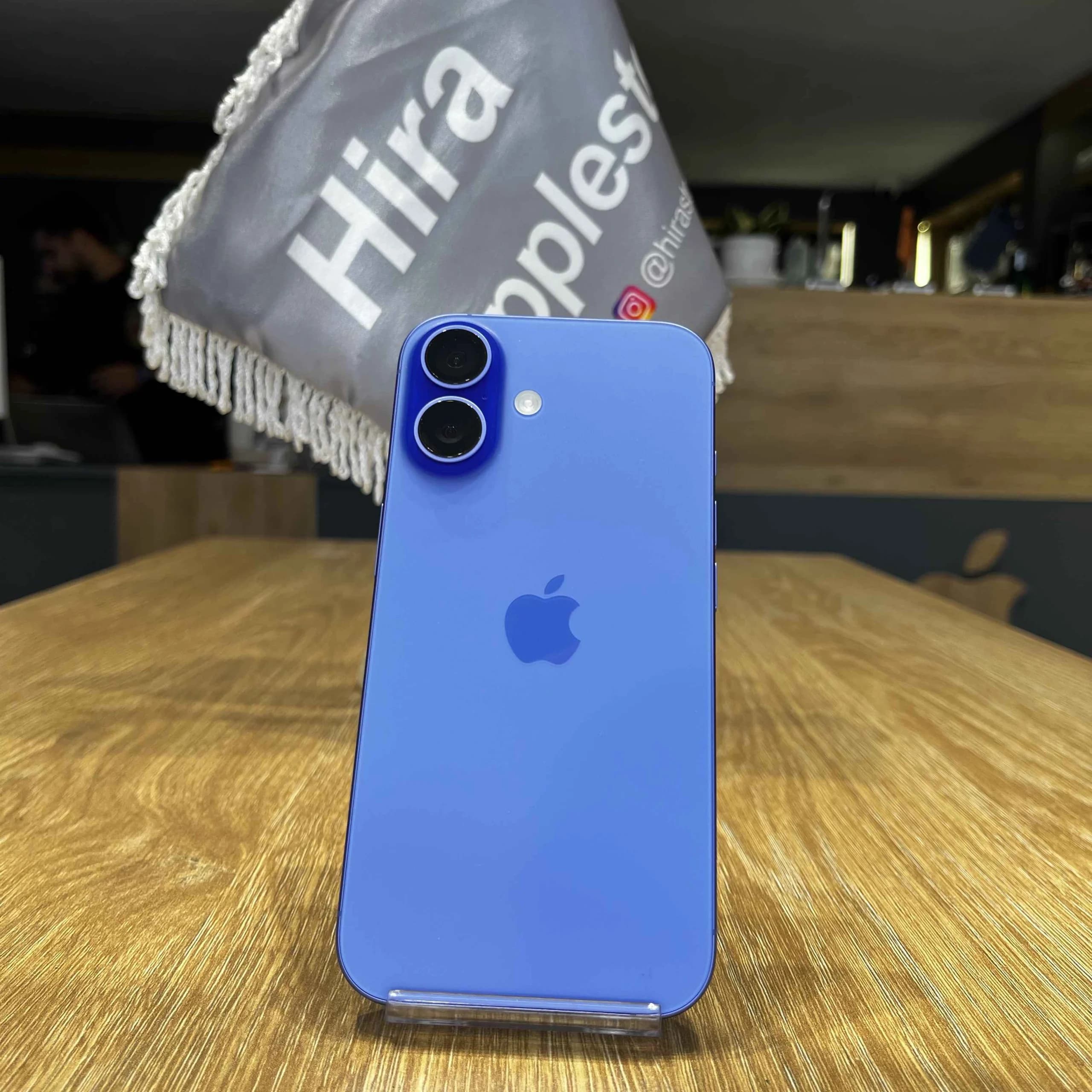 گوشی موبایل اپل IPhone 16 ظرفیت 128GB پارت نامبر CH/A رنگ آبی باتری 90% – کارکرده رجیستر شده شرکتی — تصویر ۳