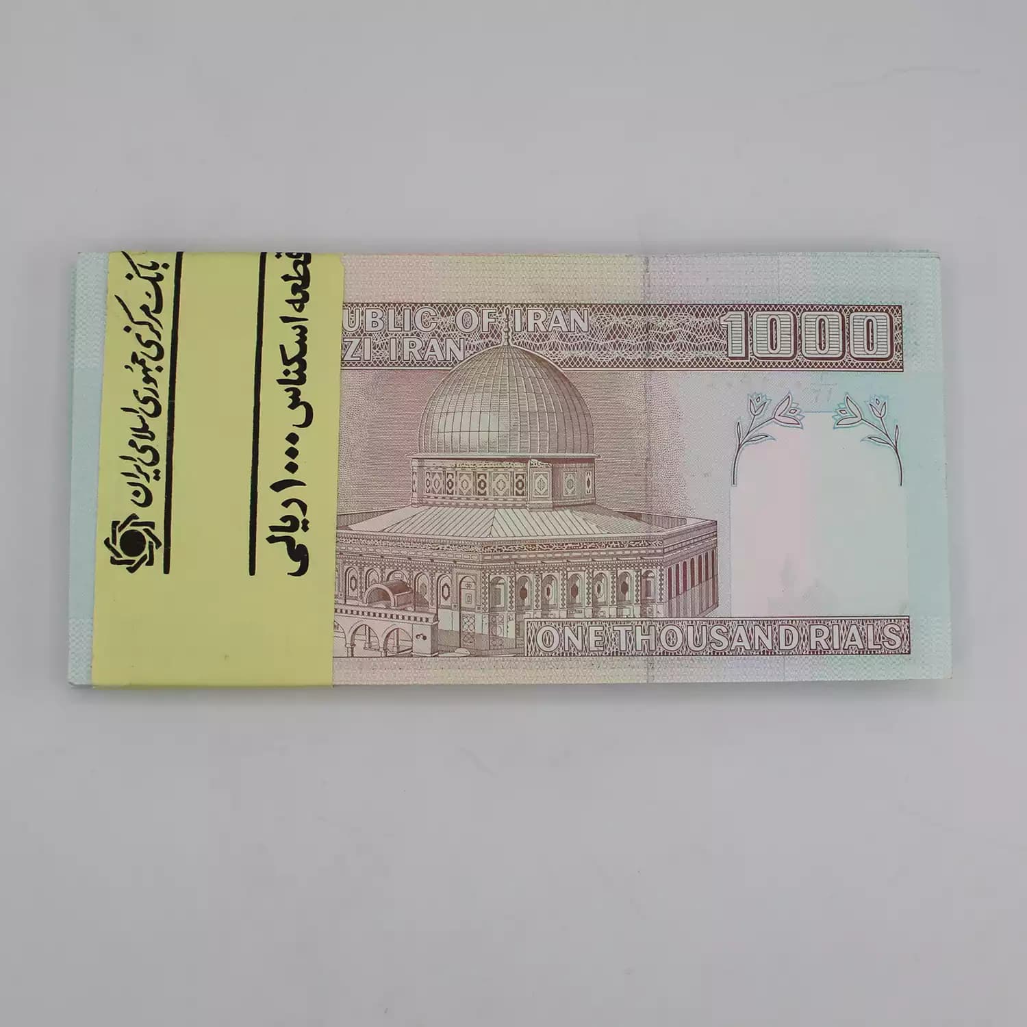 بسته اسکناس 100 تومانی امام جمهوری – دانش جعفری مظاهری – 1/001501 — تصویر ۲