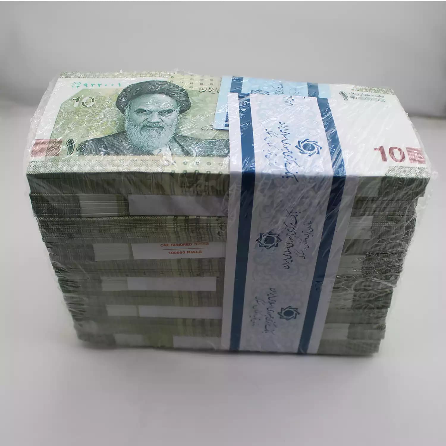 باکس اسکناس 10000 تومانی جمهوری – نیمه رند 2 با شماره های خاص – 922001