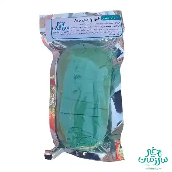 خمیر پلیمری میهن سبز آبی کد 324