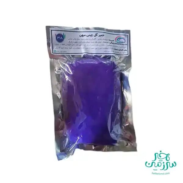 خمیر گل چینی بنفش تیره