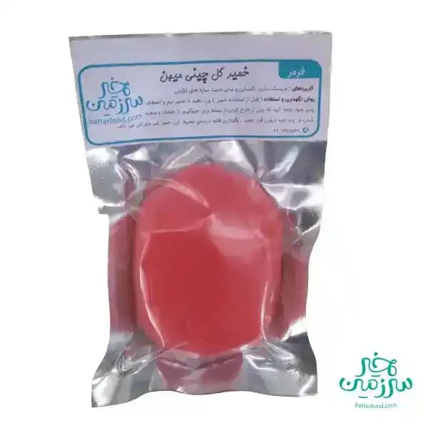 خمیر گل چینی قرمز