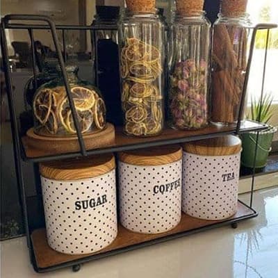 بهساز شلف 2 طبقه رومیزی کوچک