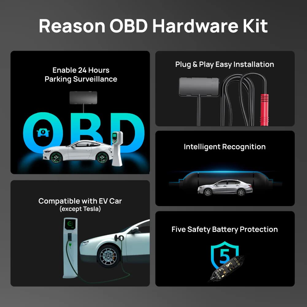 کیت سخت افزاری دوربین خودرو 70mai OBD-II Hardwire Kit نسخه Type C — تصویر ۱۲