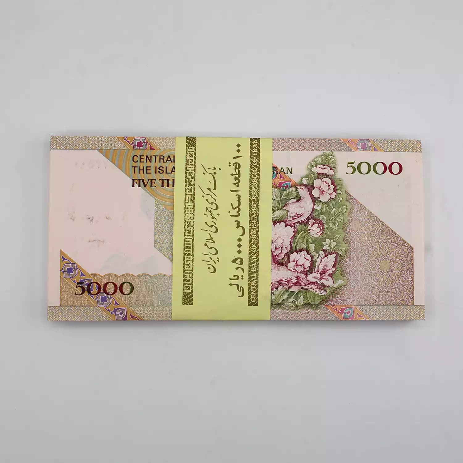 بسته اسکناس 500 تومانی گل و بلبل نمازی نوربخش – فیلیگران امام – 573401 — تصویر ۲