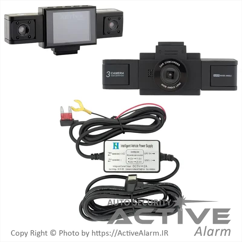 دوربین ثبت وقایع مدل F300-WiFi سه دوربین — تصویر ۷