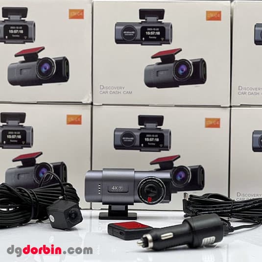دوربین ثبت وقایع خودرو ultra 4k دو دوربین — تصویر ۴