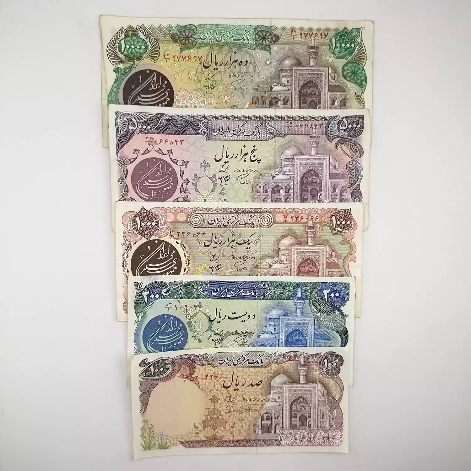ست اسکناس بارگاهی – 5 برگ – 977697
