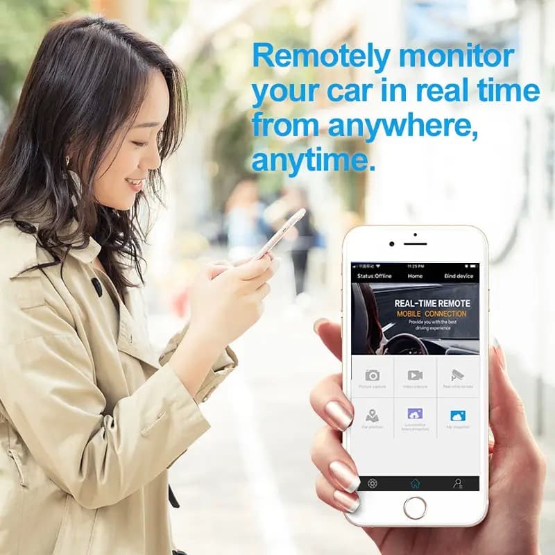 دوربین آینه سیم کارت خور اندروید Z68 — تصویر ۹