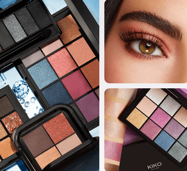پالت سایه چشم کیکو میلانو اورجینال cult colours eyeshadow palette kiko milano — تصویر ۲
