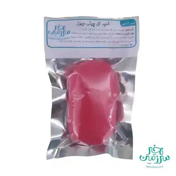 خمیر گل چینی قرمز آلبالویی