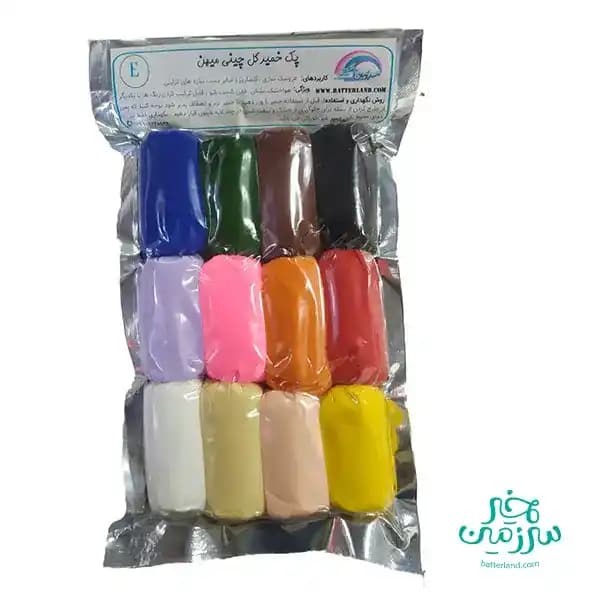 پک E خمیر گل چینی 12عددی میهن