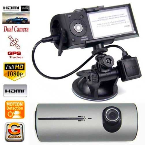 دوربین ماشین دولنزه FULL HD دارای جی پی اس – کد ۲۳۷۰ — تصویر ۵