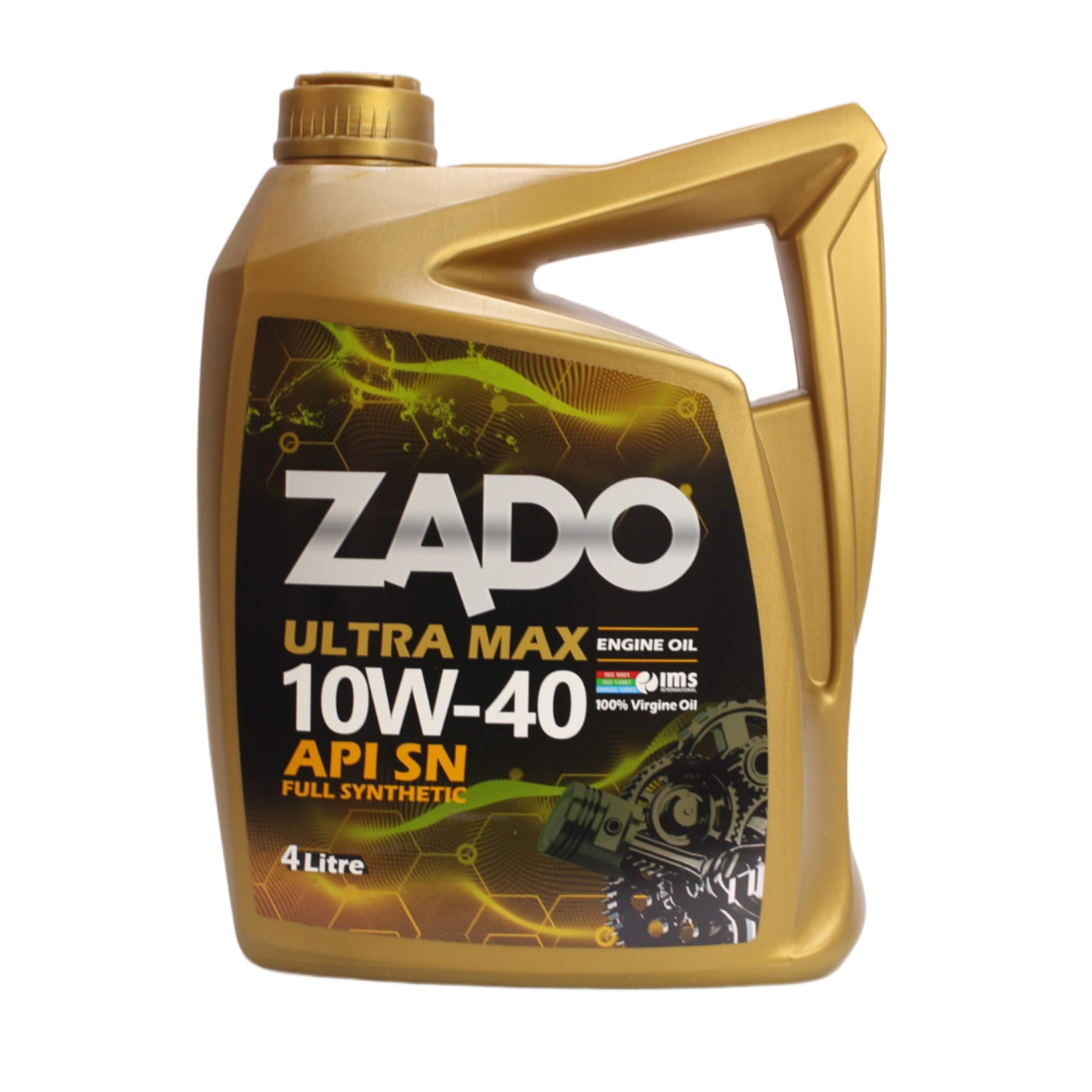 روغن موتور خودرو زادو مدل SAE 10W-40-SN حجم 4 لیتر — تصویر ۷