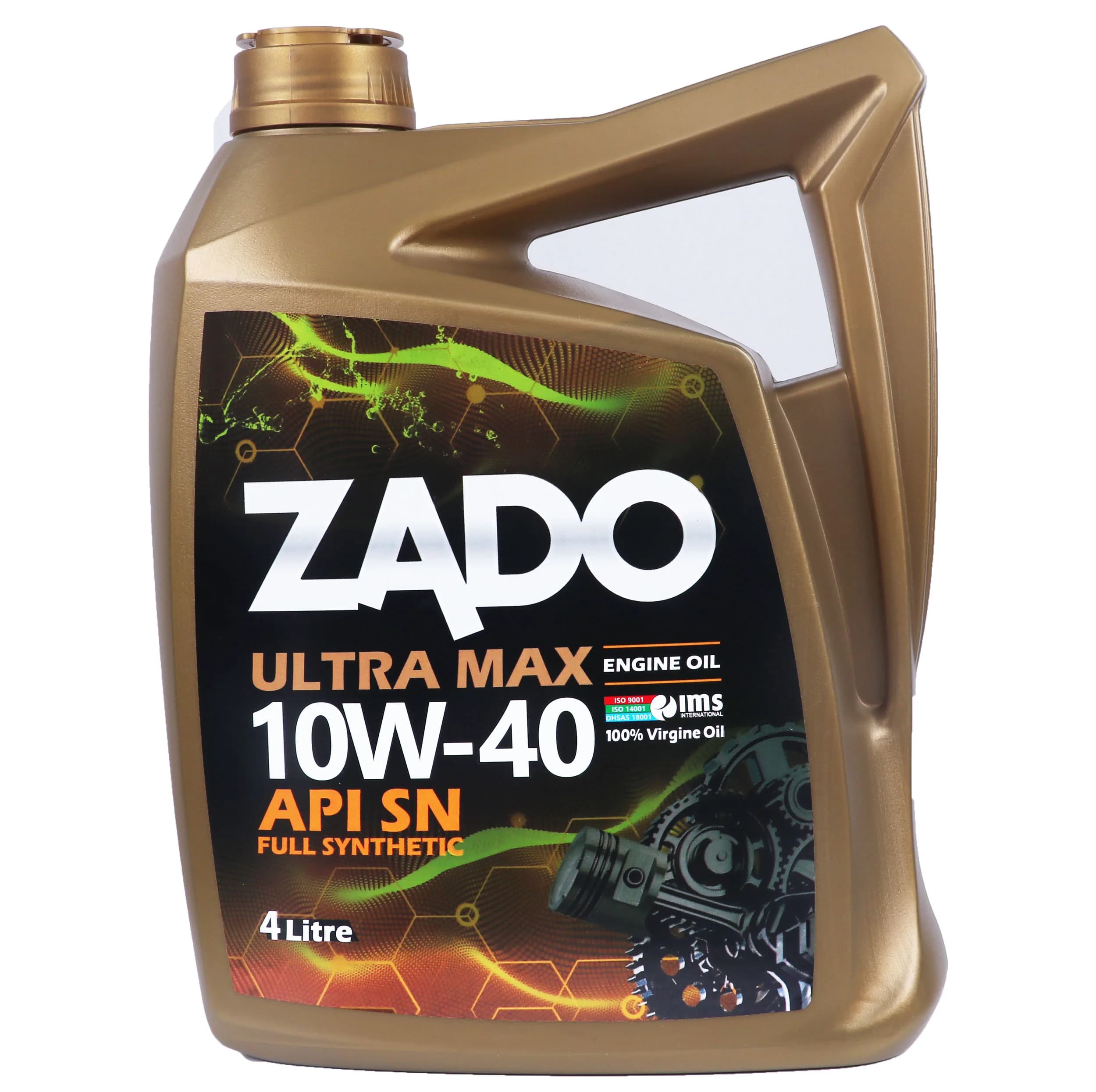 روغن موتور خودرو زادو مدل SAE 10W-40-SN حجم 4 لیتر — تصویر ۳