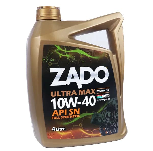 روغن موتور خودرو زادو مدل SAE 10W-40-SN حجم 4 لیتر — تصویر ۴