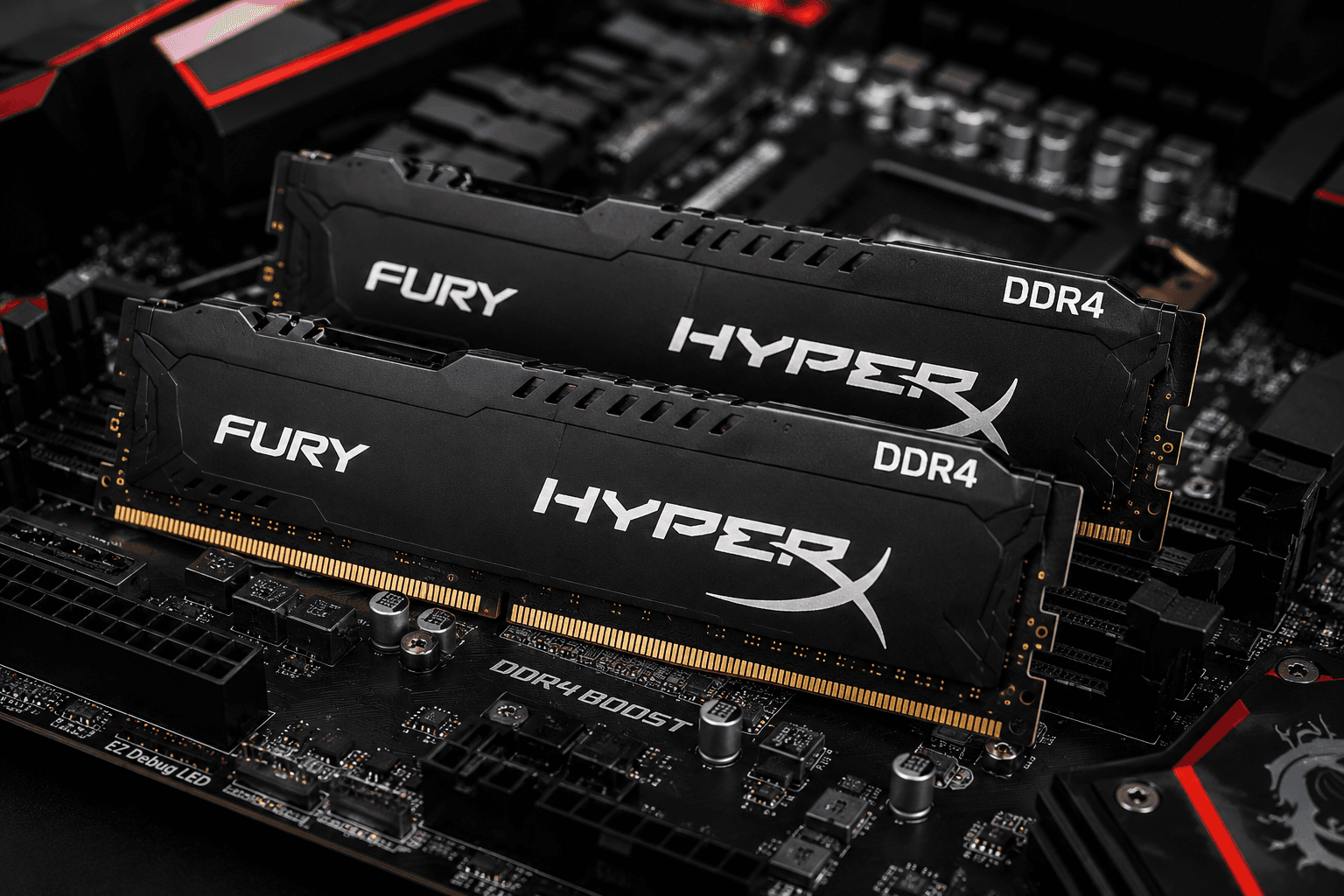 رم کامپیوتر کینگستون مدل Kingston HyperX Fury DDR4 16GB 2400MHz