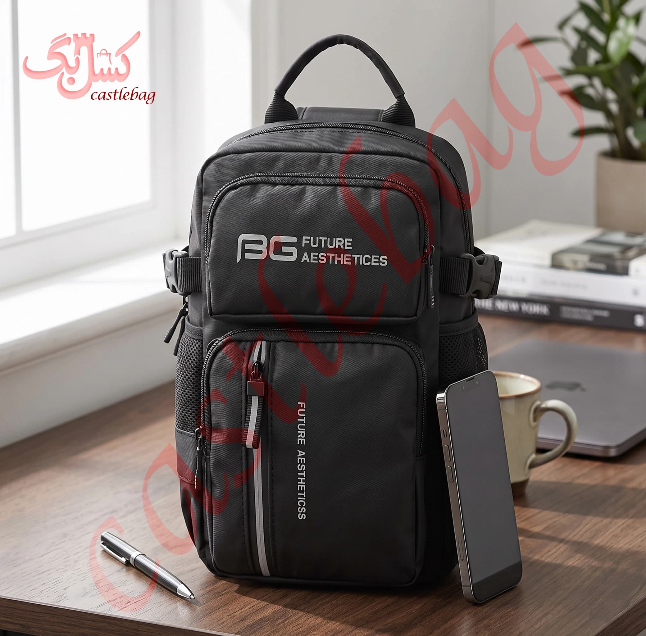 بادی بگ دو تکه بنچ دارای محفظه تبلت | BG Future Aesthetics کد 00019 — تصویر ۷