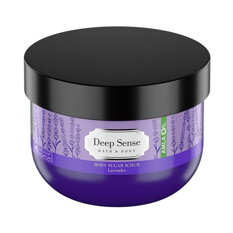 اسکراب بدن دیپ سنس مدل Lavender حجم 250 میلی لیتر