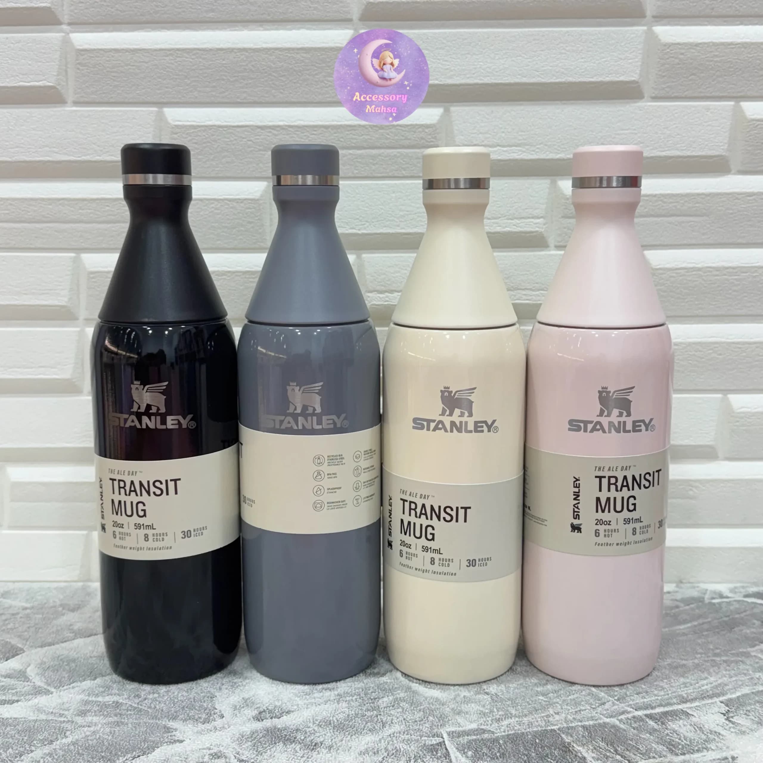 بطری آب استنلی مدل ترانزیت 591 میل