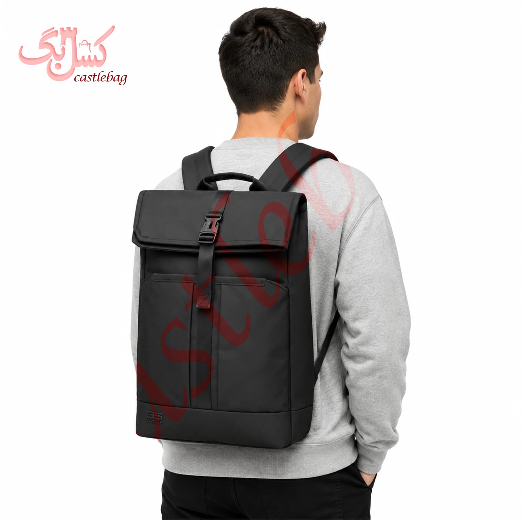 کوله پشتی لپ تاپی مدل بنج مناسب برای لپ تاپ 15.6 اینچی کد L02 — تصویر ۷