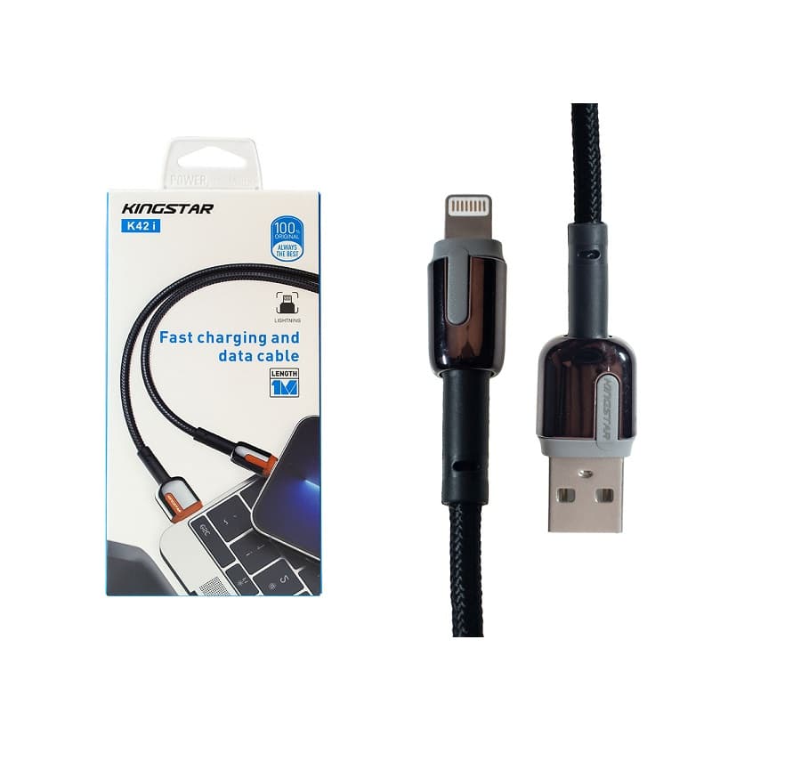کابل آیفون KingStar K42i 2.4A