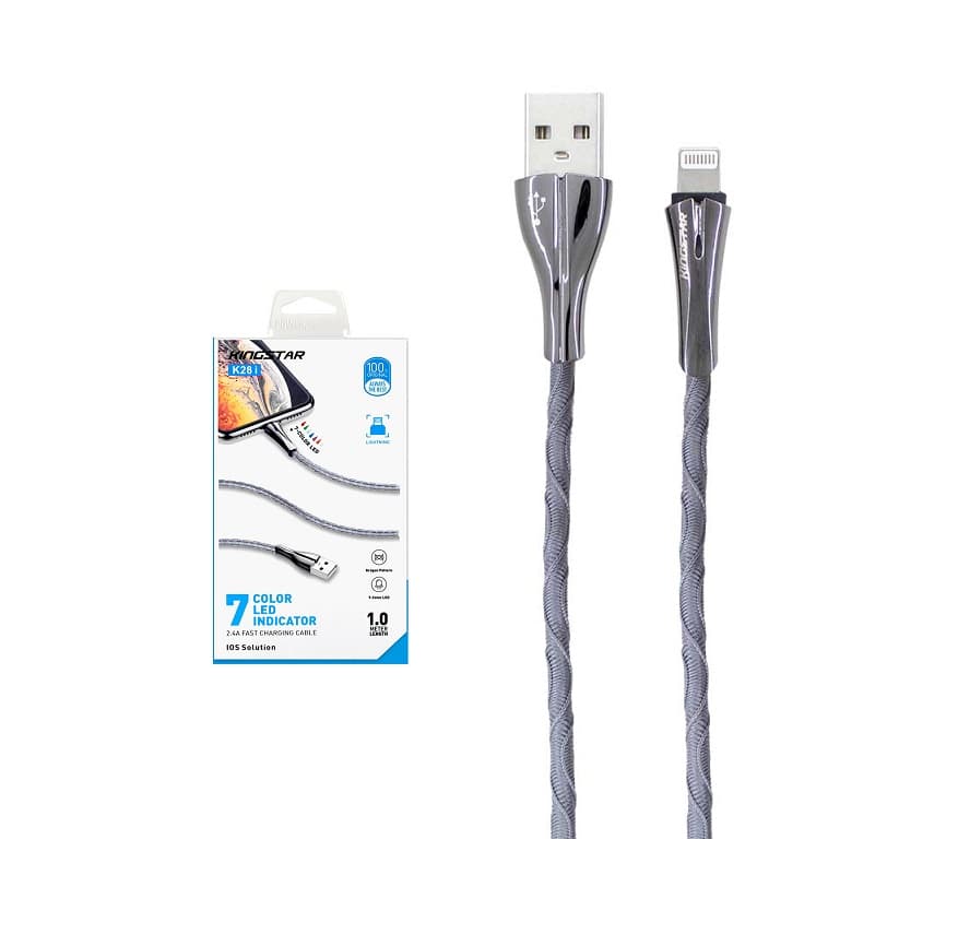 کابل آیفون KingStar K28i 2.4A