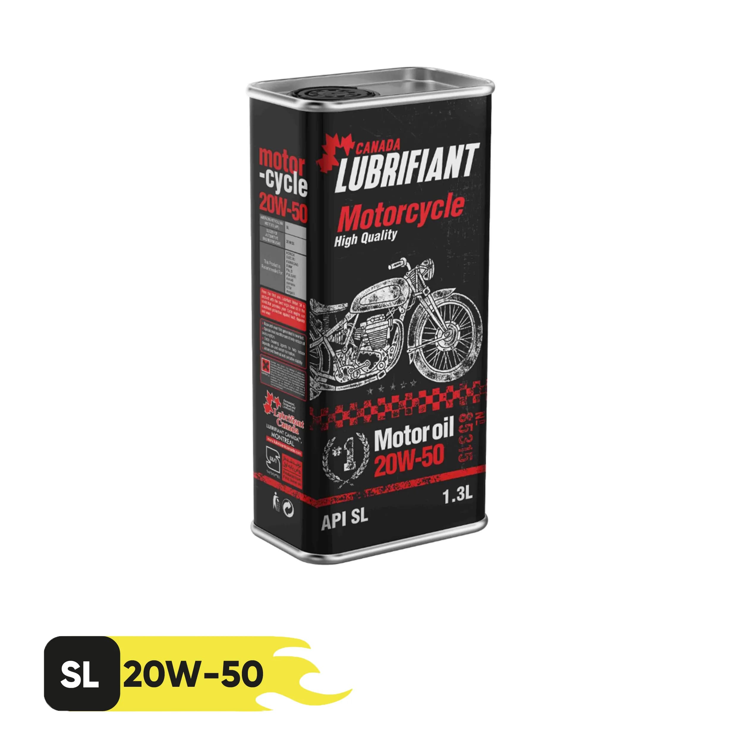 روغن موتور لوبریفنت کانادا مدل 20W50 SL حجم 1.3 لیتر