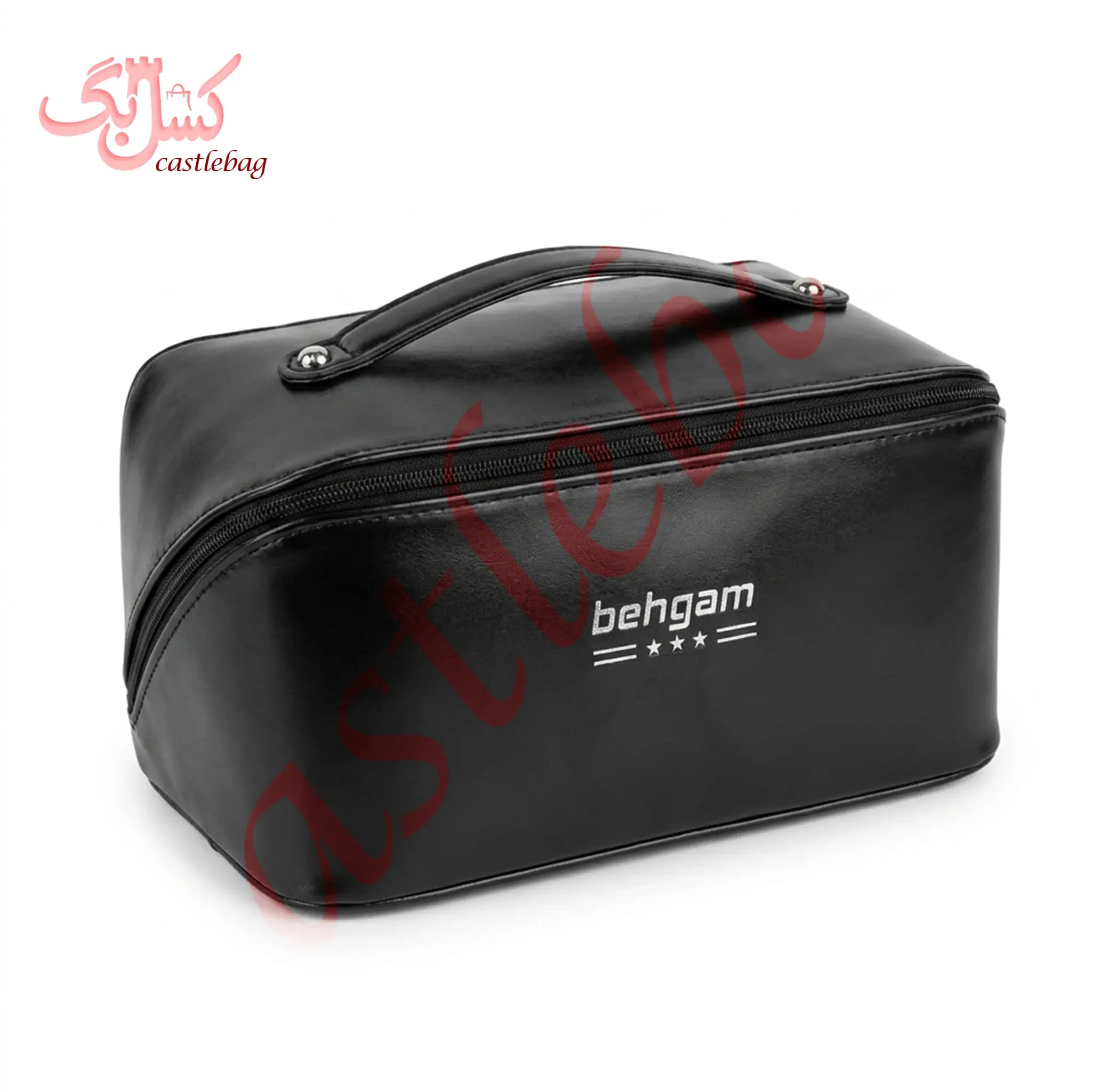 کیف دستی لوازم آرایشی و بهداشتی چرم کد 00012 — تصویر ۳