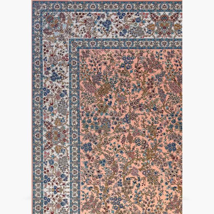 فرش 1500 شانه افشان با طراحی جدید زمینه بژ کد 6517 — تصویر ۲