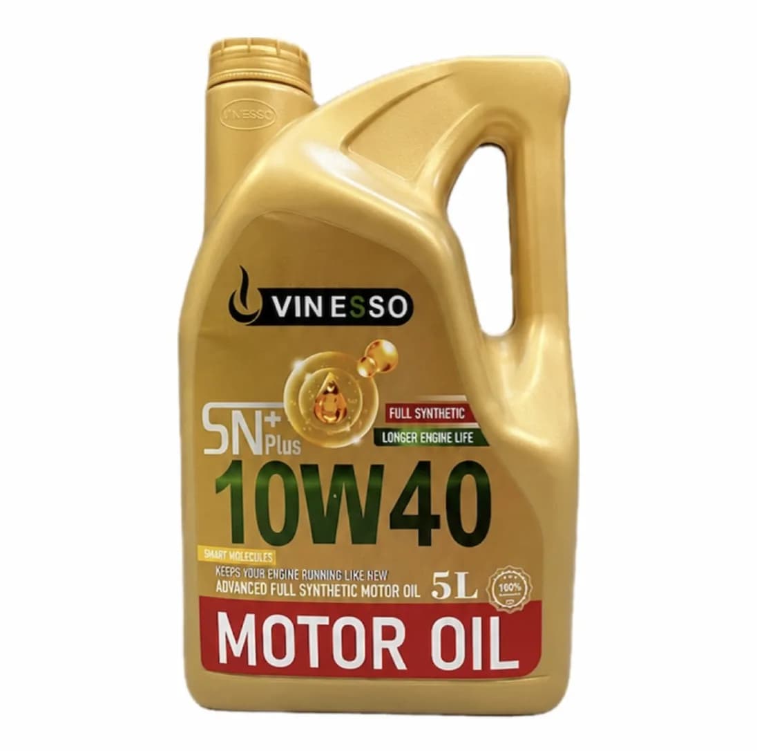 روغن موتور خودرو بنزینی وینسو اویل مدل 10W40 SN PLUS 10W-40 حجم 5 لیتر
