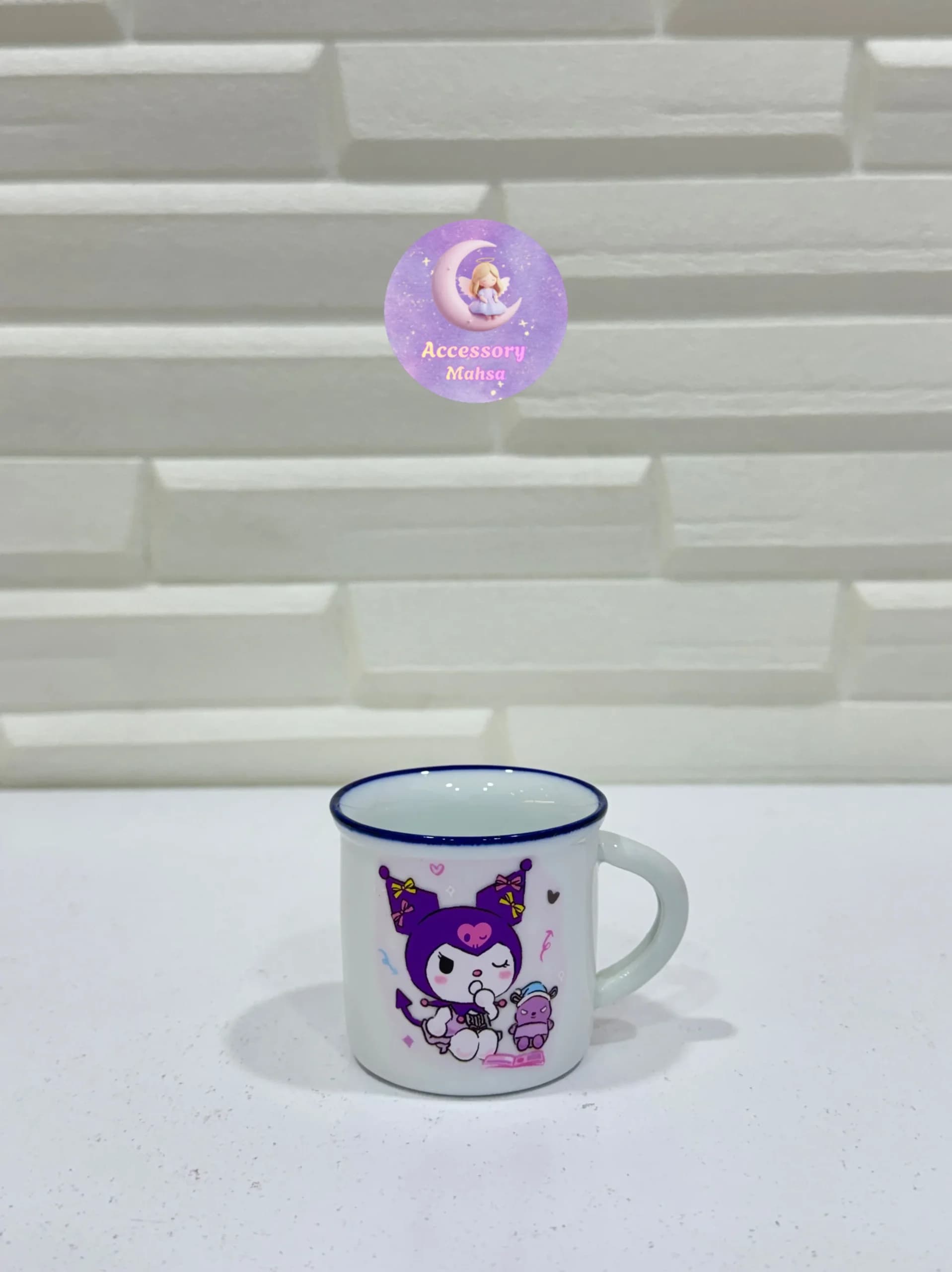 شات قهوه سرامیکی کرومی — تصویر ۳