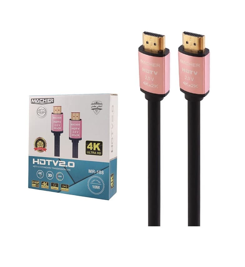 کابل HDMI 4K مچر Macher MR-188 طول 10 متر