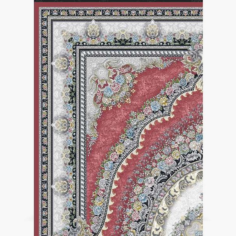 فرش طوسی قرمز کلاسیک ۷۰۰ شانه تراکم 2550 کد 705 — تصویر ۲