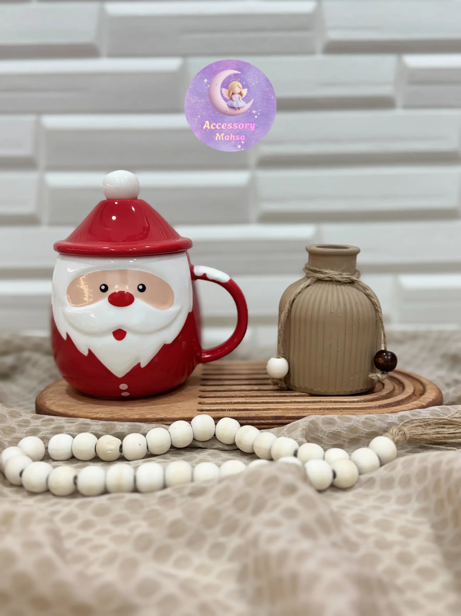 ماگ طرح بابانوئل چشمک زن — تصویر ۲