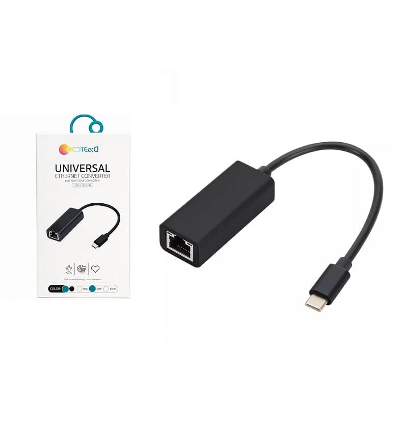 تبدیل تایپ سی به LAN کوتسی Coteci 83002 100MB