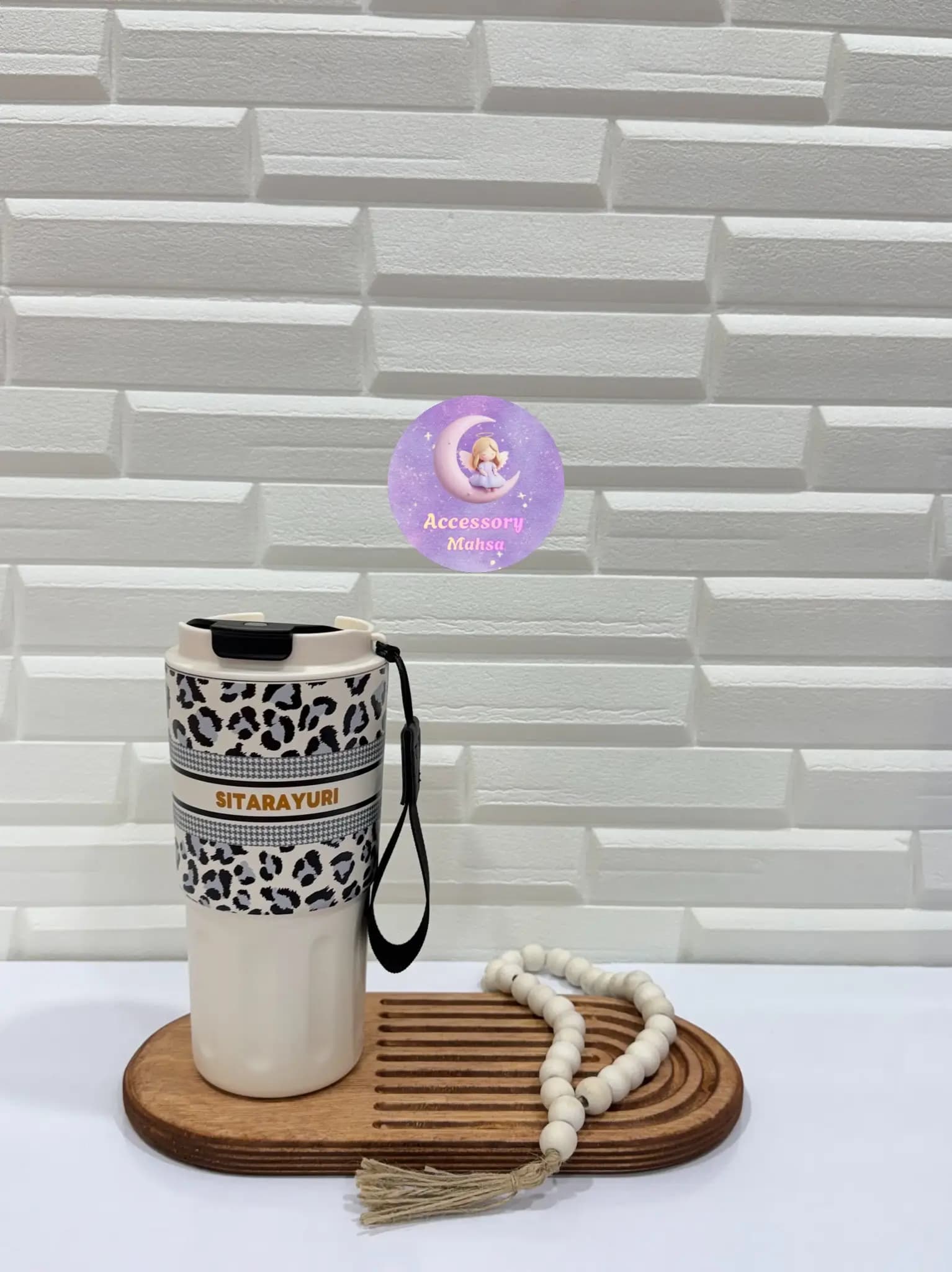 تراول ماگ پلنگی سیتارا 600 میل — تصویر ۳