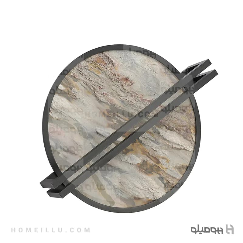 چراغ دیواری ال ای دی 20 وات دکوراتیو سنگی مدرن NSMH1 — تصویر ۳