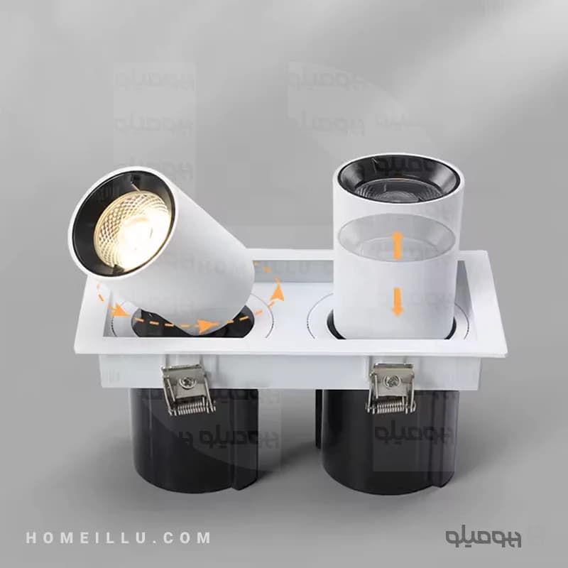چراغ سقفی COB استوانه توکار فکی 24 وات JT17 — تصویر ۳