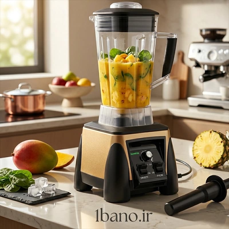 مخلوط کن (بلندر )صنعتی سانرایز مدل FT-306MS | (ارسال از تهران) — تصویر ۶