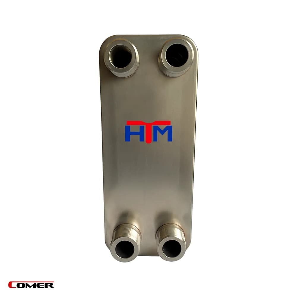 مبدل حرارتی صفحه‌ای 400 لیتری HTM مدل HTM-40 (آب به آب)