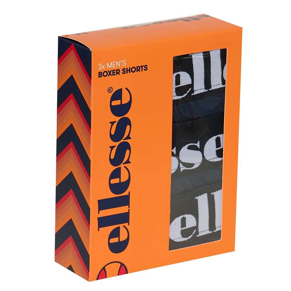 شورت مردانه Ellesse پک ۳ عددی | مشکی — تصویر ۲