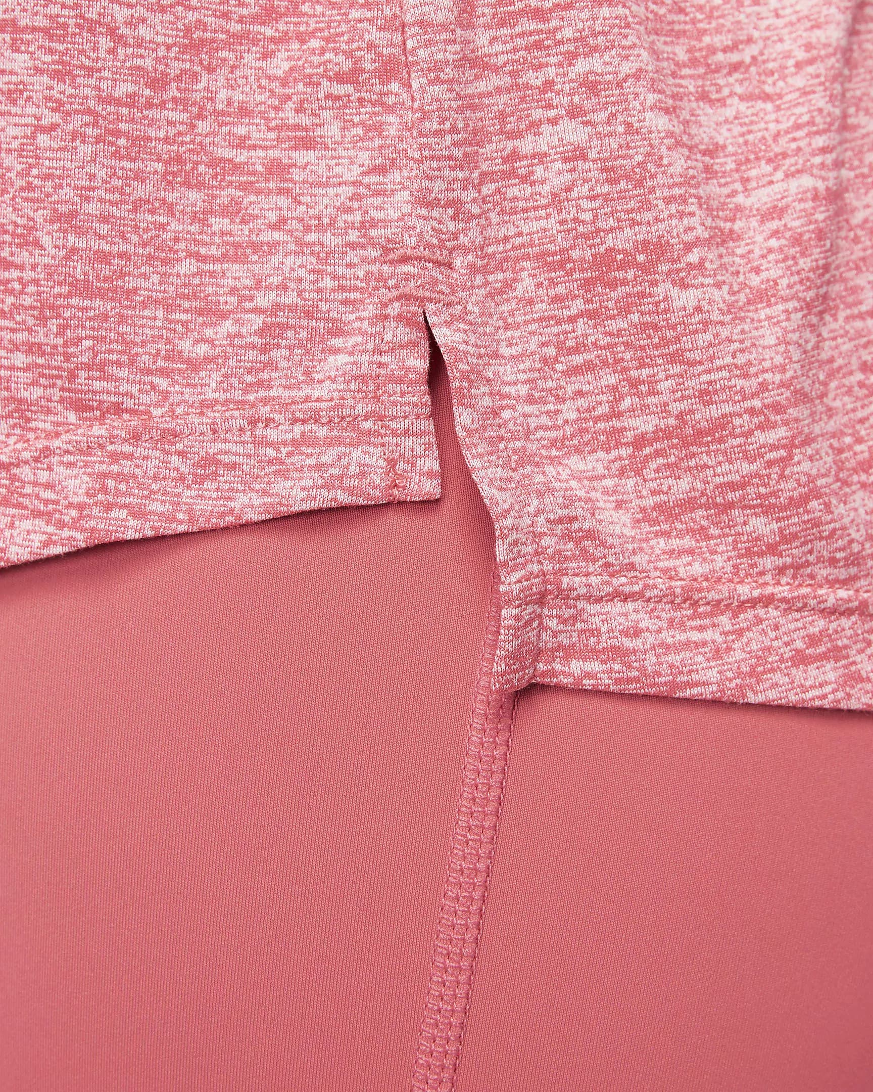 تیشرت آستین بلند زنانه نایکی Nike One Dri-FIT صورتی — تصویر ۴