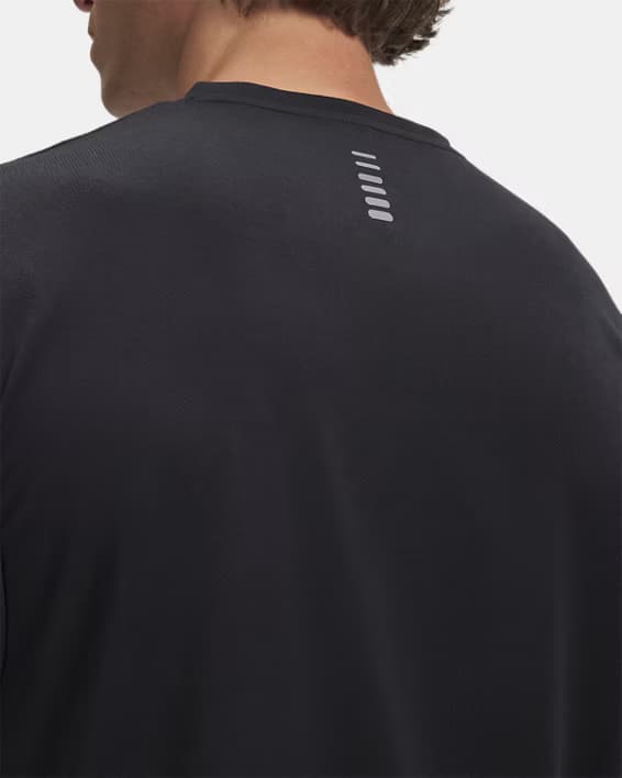 تیشرت ورزشی مردانه آندر آرمور Under Armour Launch Camo مشکی — تصویر ۲