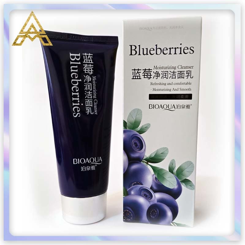 فوم شستشو صورت بلوبری بیوآکوا 100 گرم اورجینال(Bioaqua Blueberry Facial Wash Foam 100g Original)