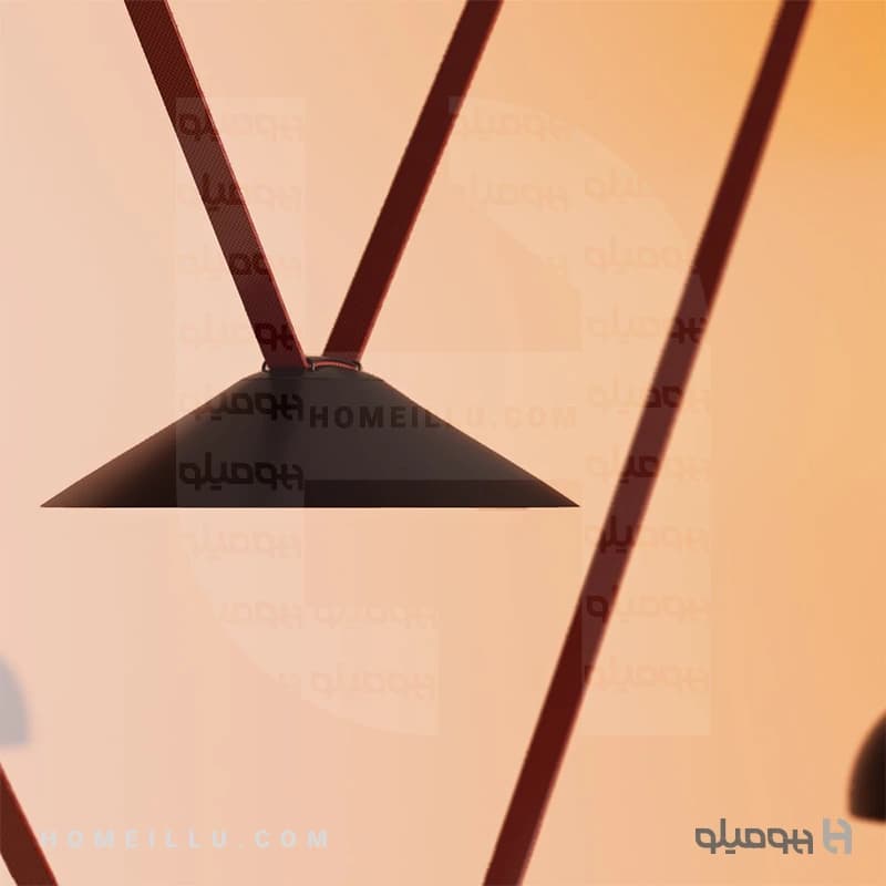 چراغ کمربندی 20 وات مخروطی مدرن LWQ-BLT9 — تصویر ۲