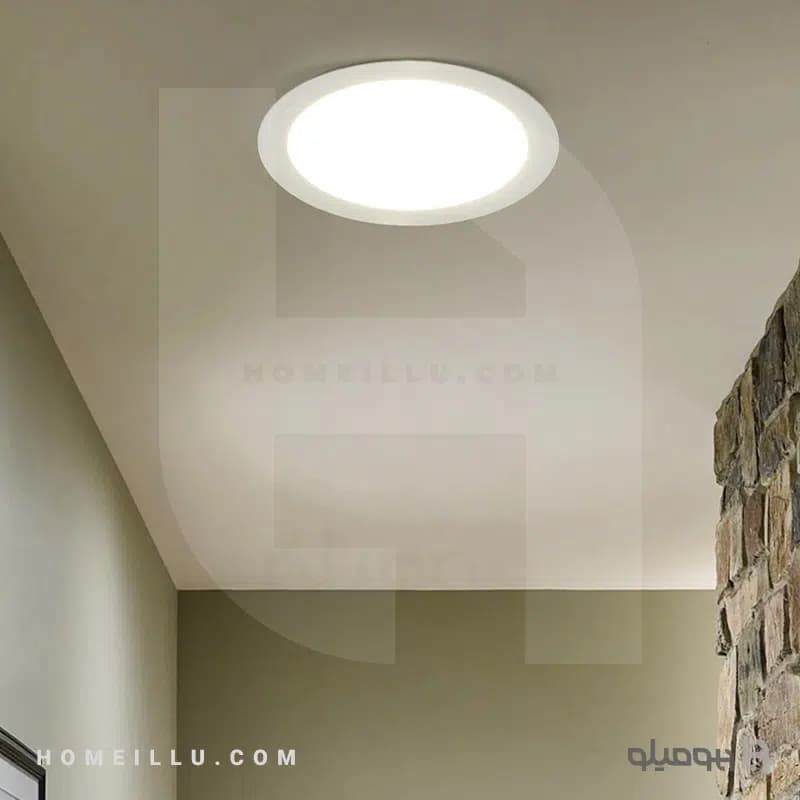 پنل سقفی سرامیکی 30 سانت توکار گرد 25 وات KL — تصویر ۵